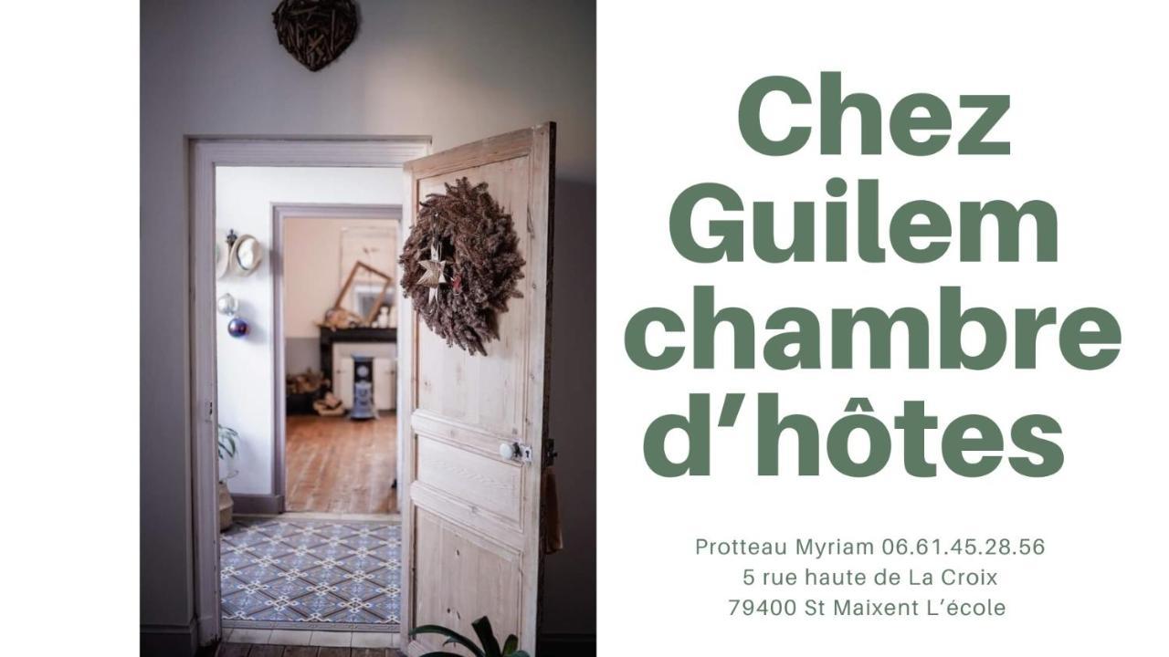 Bed and Breakfast Chez Guilem Сен-Мексан-л'Эколь Экстерьер фото